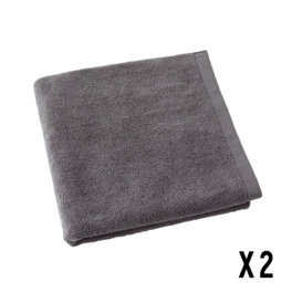 SERVIETTE EPONGE MINERAL / LOT DE 2